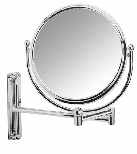 Oglinda cosmetica de perete - extensibila - Deluxe Crom - O19xl23-33xH28 - 5 cm