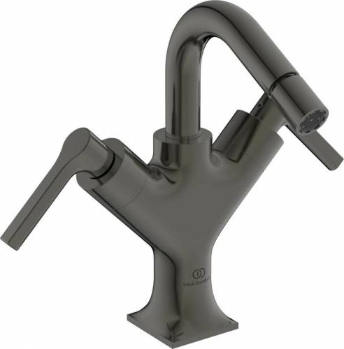 Baterie bideu Ideal Standard Atelier Joy Neo gri Magnetic Grey dubla comanda