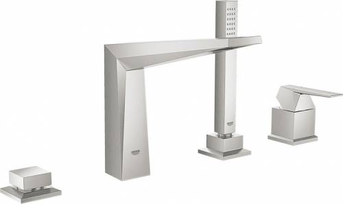 Baterie cada - dus Grohe Allure Brilliant 4 elemente crom periat Supersteel