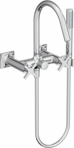 Baterie cada - dus Ideal Standard Atelier Joy Neo dubla comanda crom lucios cu set de dus
