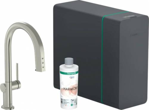 Set crom periat Hansgrohe Aquittura Select M91 SodaSystem 210 sBox cu 1 jet
