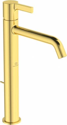 Baterie lavoar inalta Ideal Standard Atelier Joy cu ventil Pop-Up auriu periat