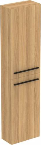 Dulap inalt suspendat Ideal Standard ilife S finisaj stejar 40 cm 2 usi