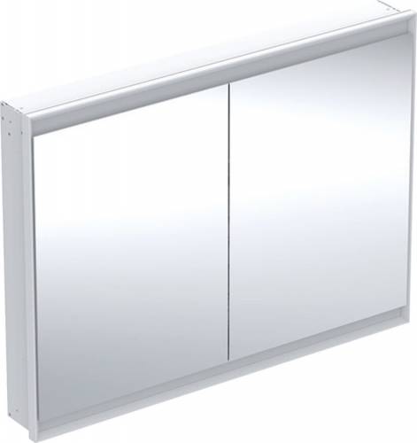 Dulap incastrat cu oglinda Geberit One ComfortLight 120 cm alb