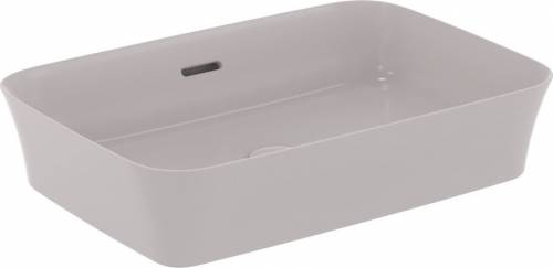 Lavoar pe blat Ideal Standard Atelier Ipalyss Concrete 55 cm gri beton cu preaplin