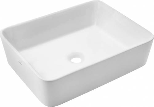 Lavoar pe blat Invena Nyks 475 cm alb