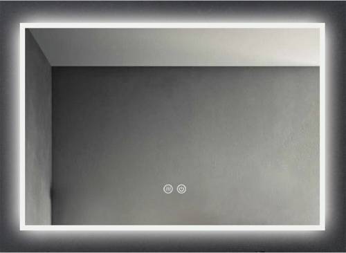 Oglinda dreptunghiulara Fluminia Siza cu iluminare LED si dezaburire