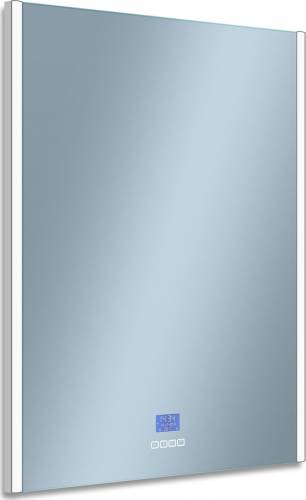 Oglinda cu iluminare Led Venti Timeled argintiu 60 cm x 80 cm