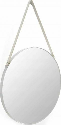 Oglinda rotunda 70 cm Rea curea alba WHITE CFZL-MR070