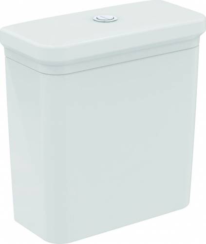 Rezervor pe vas WC Ideal Standard Atelier Calla cu alimentare inferioara alb lucios