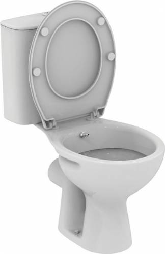 Set vas WC pe pardoseala cu functie bideu Ideal Standard Vidima rezervor 3/6 l si capac alb