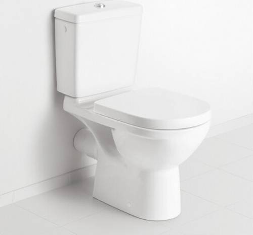 Set vas wc pe pardoseala Villeroy&Boch ONovo Direct Flush cu rezervor si capac soft close