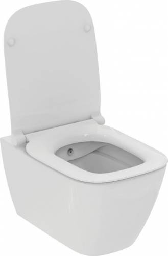 Set vas WC suspendat Ideal Standard Ilife B cu functie bideu si capac slim softclose alb