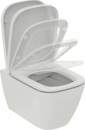 Set vas wc suspendat rimless Ideal Standard ILife B alb si capac softclose
