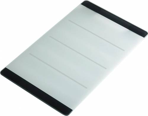 Tocator sticla securizata Alveus Line alb - negru
