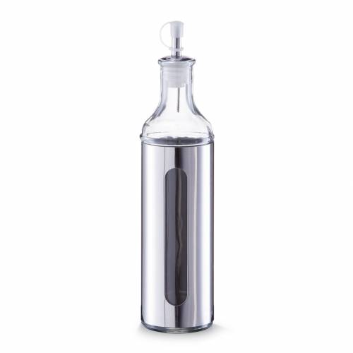 Sticla pentru ulei / otet Visual - inox si sticla - Silver 500 ml - O 6 - 5xH28 cm