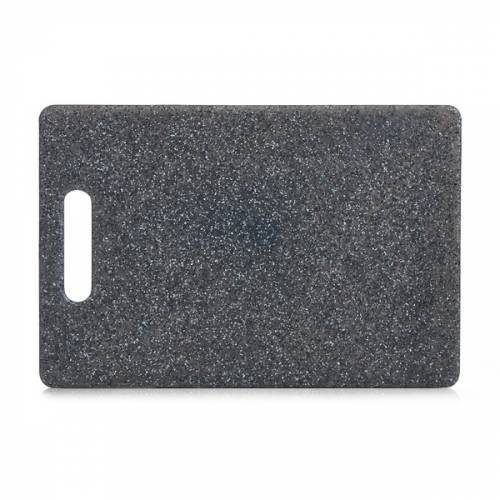 Tocator cu maner - din plastic - Granite Medium Antracit - L30xl20xH0 - 8 cm