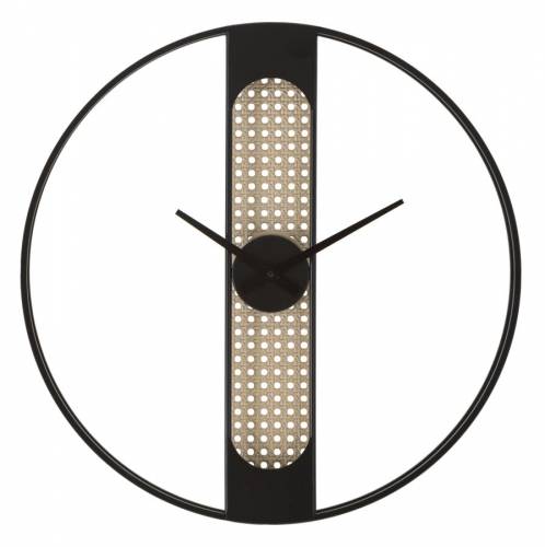 Ceas de perete Ribby Negru / Crem - O60 cm