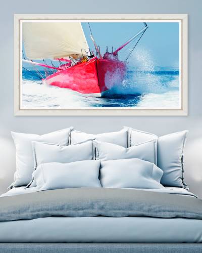 Tablou Framed Art Red Sailboat