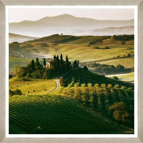 Tablou Framed Art Tuscany Sunset