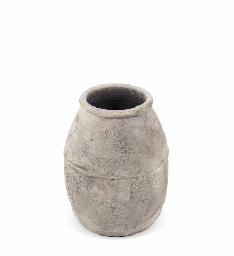 Vaza decorativa din ceramica - Apolo Gri - O23xH30 cm