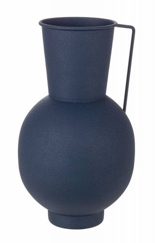 Vaza decorativa din metal - Kalathos 1H Bleumarin - O19xH29 - 5 cm