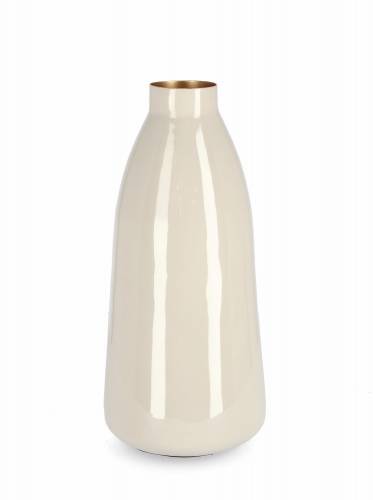 Vaza decorativa din metal - Velma Bottle Bej - O13 - 5xH32 - 5 cm