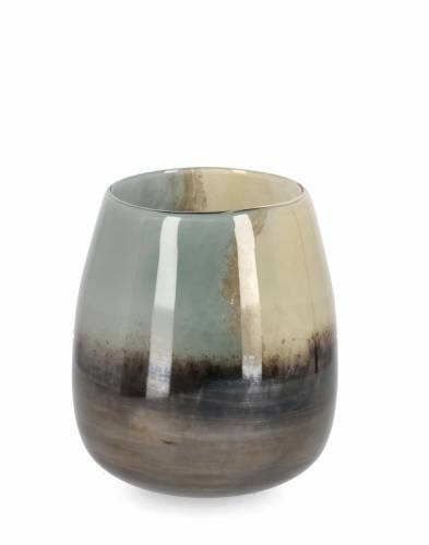 Vaza decorativa din sticla - Mercury A Multicolor - O17 - 8xH18 - 6 cm