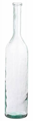 Vaza decorativa din sticla reciclata - Celebrate Bottle L Transparent - O23 - 5xH105 cm