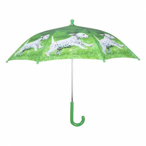 Umbrela pentru copii Dalmatian Verde - O71xH58 cm
