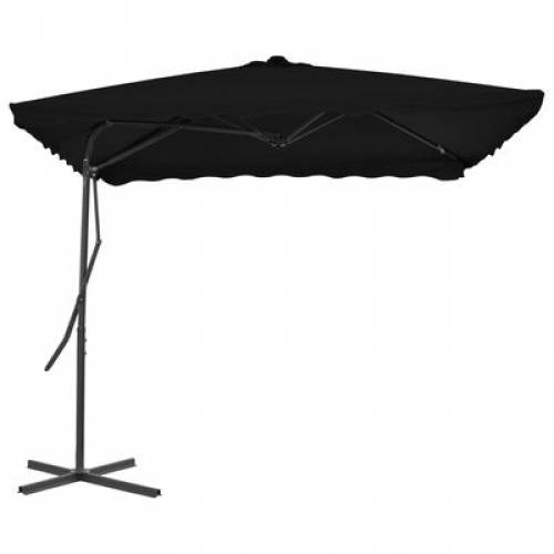 Umbrela de soare suspendata - Ella Negru - L250xl250xH230 cm