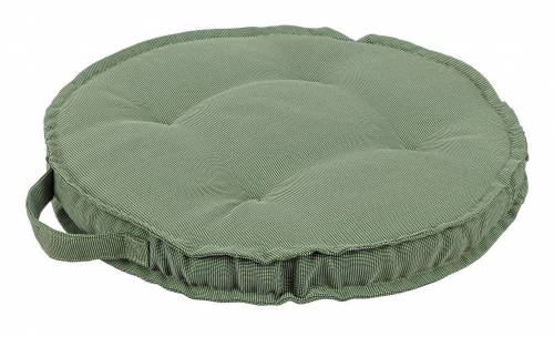 Perna de sezut decorativa - Zerach Round Verde - O40xH4 cm