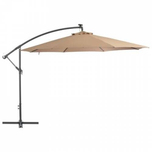 Umbrela de soare suspendata - Zamir Grej - O350xH280 cm