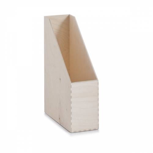 Organizator pentru documente - din lemn - Wood Tall Natural - l23xA9xH31 cm