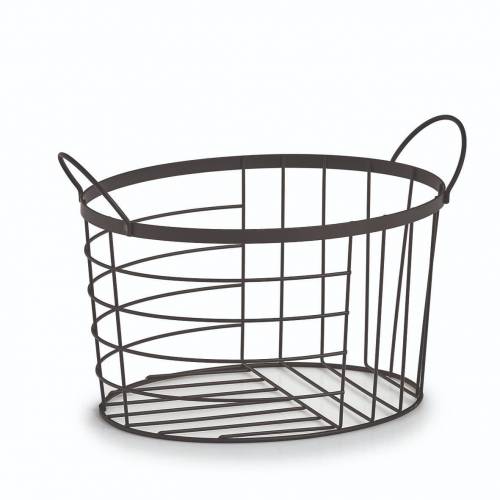 Cos pentru depozitare din metal - Basket Negru - L35xl23 - 5xH23 cm