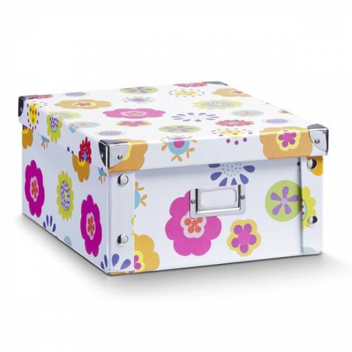 Cutie decorativa pentru depozitare - din carton - Kids Medium Multicolor - L31xl26xH14 cm