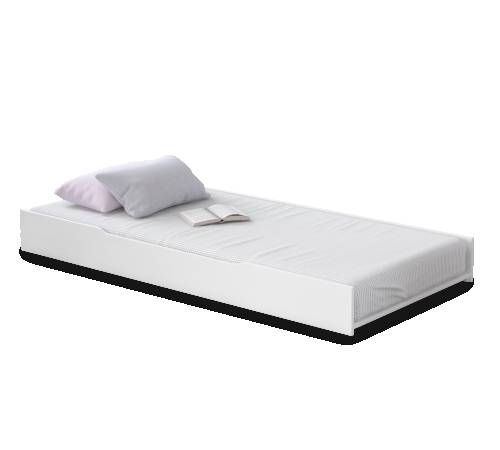 Sertar pat din pal - pentru tineret Rustic Alb - l200xA103xH26 cm